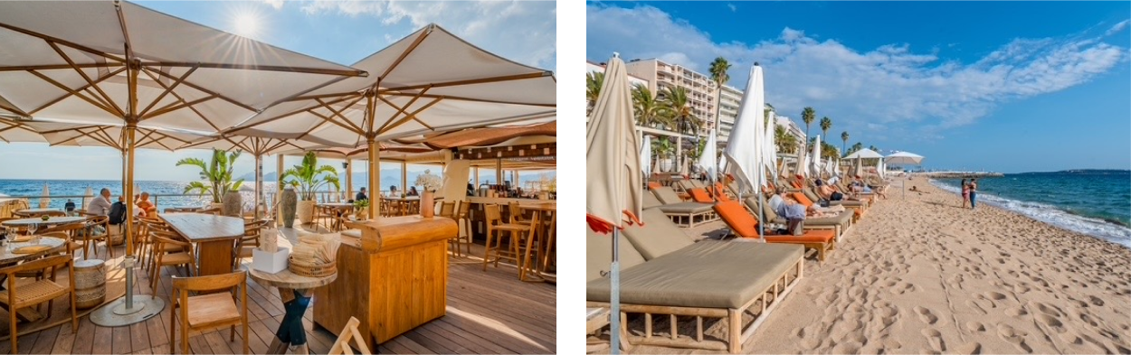 Maëma Plage du Midi - Restaurant Cannes